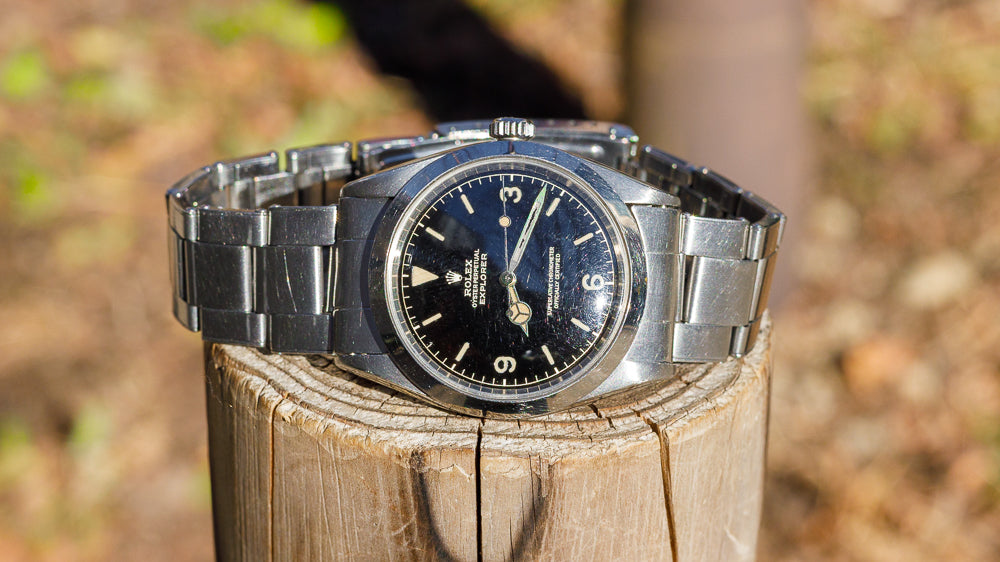 ROLEX EXPLORER REF.1016 EXCLAMATION GILT TYPE 3 DIAL CHAPTER RING SOLD