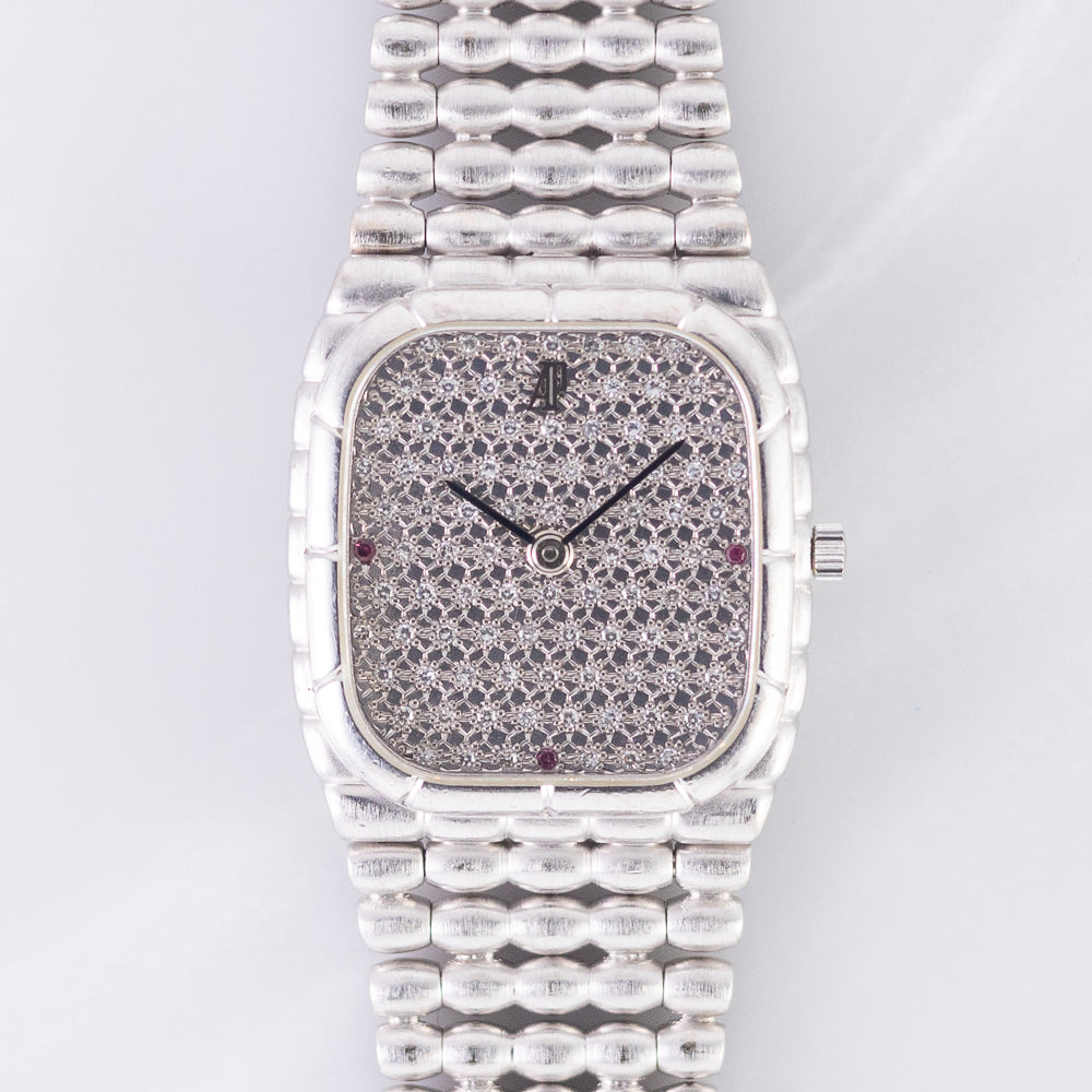 AUDEMARS PIGUET AUTOMATIC Pave Diamond Dial BAMBOO – TIMEANAGRAM