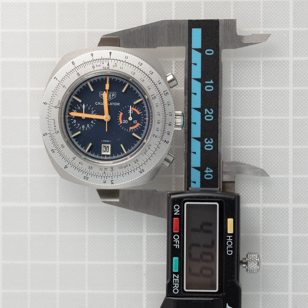 HEUER CALCULATOR Ref.740.633 Manual Wind