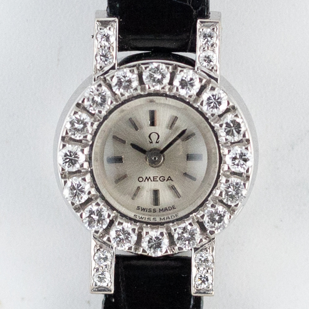OMEGA Backwind Cal.640 24 Points Diamond