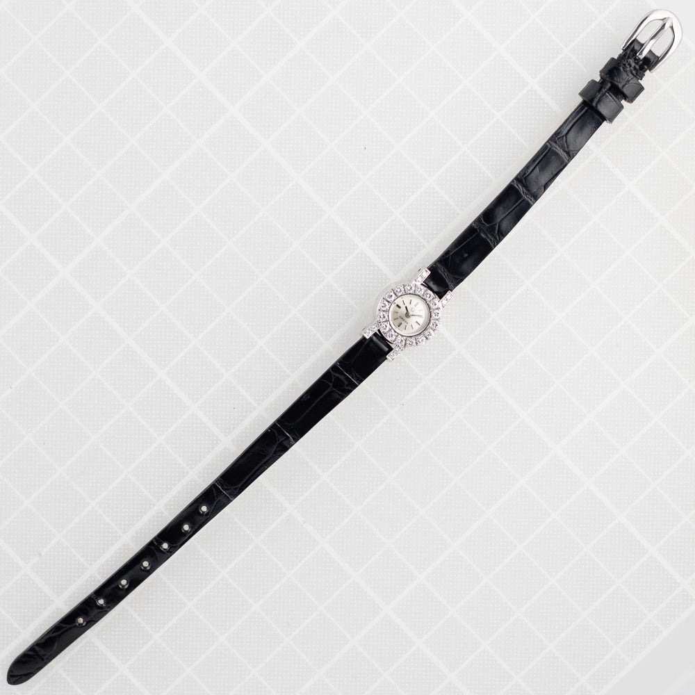 OMEGA Backwind Cal.640 24 Points Diamond