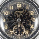 LONGINES Ref.1737 / 3777 Black Gilt Patina Dial Tre Tacche