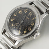 LONGINES Ref.1737 / 3777 Black Gilt Patina Dial Tre Tacche