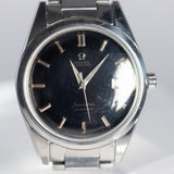 OMEGA 38mm Jumbo Seamaster Black Gilt Dial Ref.2867-2 w.Ref. 7077 Bracelet