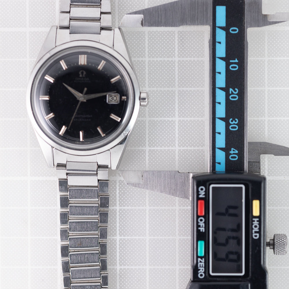 OMEGA 38mm Jumbo Seamaster Black Gilt Dial Ref.2867-2 w.Ref. 7077 Bracelet