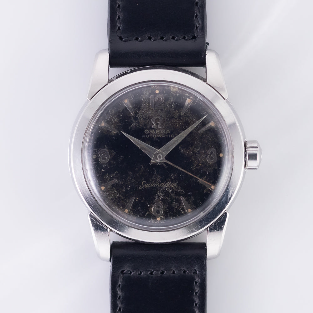 OMEGA Seamaster Ref.2828 Black Gilt Dial – TIMEANAGRAM