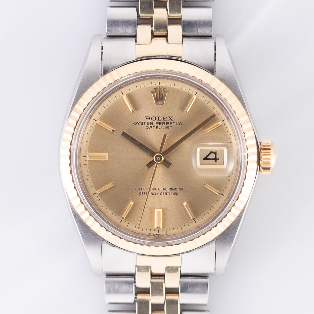 ROLEX DATEJUST no lum Ref.1601 Box paper – TIMEANAGRAM
