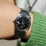 ROLEX OYSTERDATE Ref.6694 Black Mirror Dial