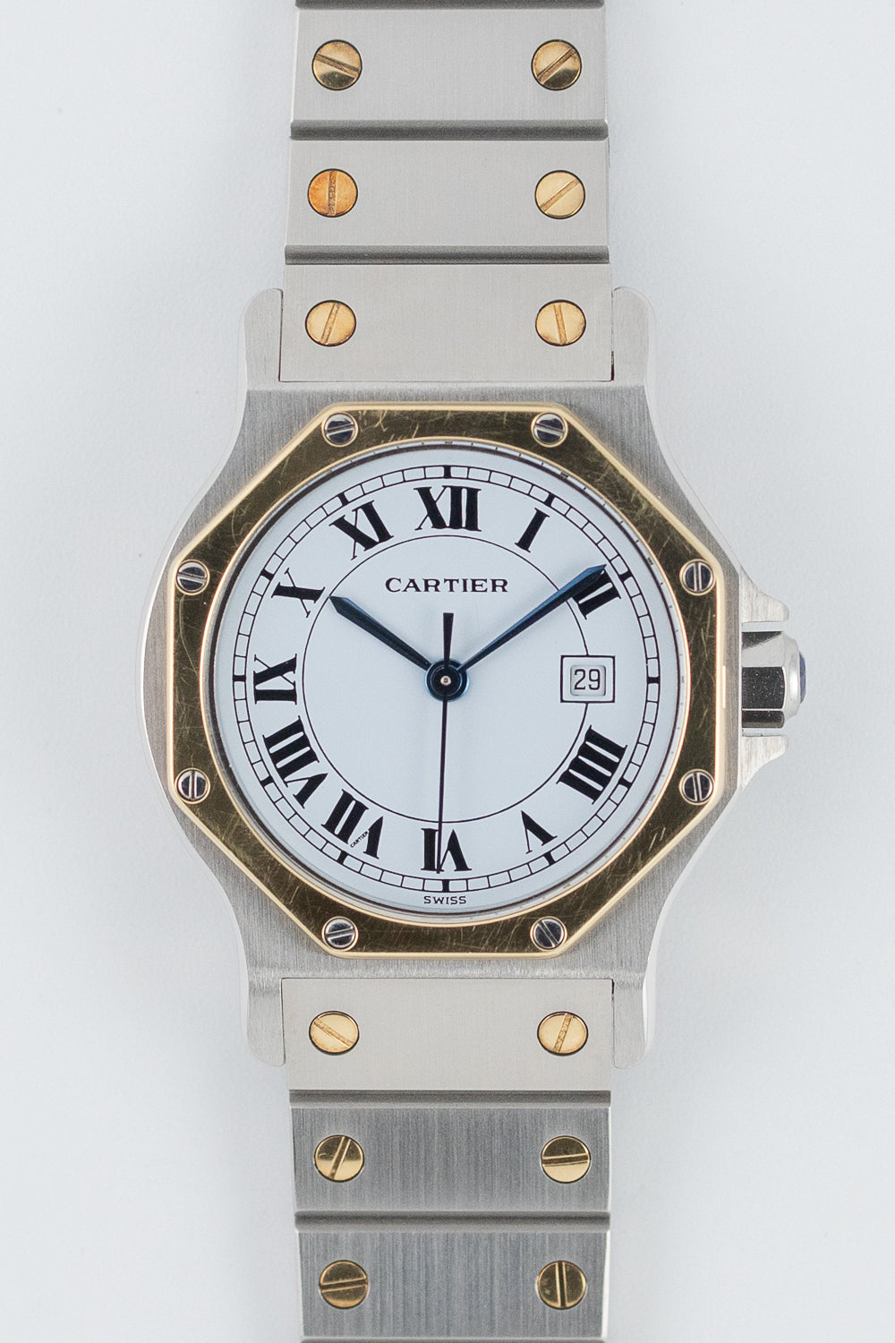 CARTIER LM SANTOS OCTAGON REF.2966 NEW OLD STOCK