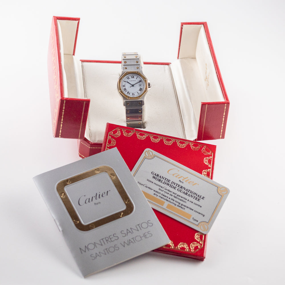 CARTIER LM SANTOS OCTAGON REF.2966 NEW OLD STOCK