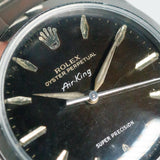 ROLEX Air-King Ref.5500 Black Gilt Tropical Dial