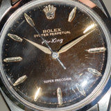 ROLEX Air-King Ref.5500 Black Gilt Tropical Dial