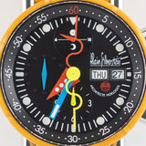 Alain Silberstein Krono Bauhaus Alligator with BOX