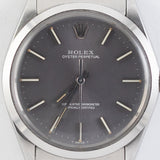 ROLEX OYSTER PERPETUAL Ref.1002 Grey Dial With BOX and Paper, Tag