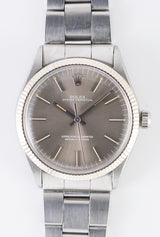 ROLEX OYSTER PERPETUAL London Sky SIGMA DIAL Ref.1005 BOX Warranty Paper