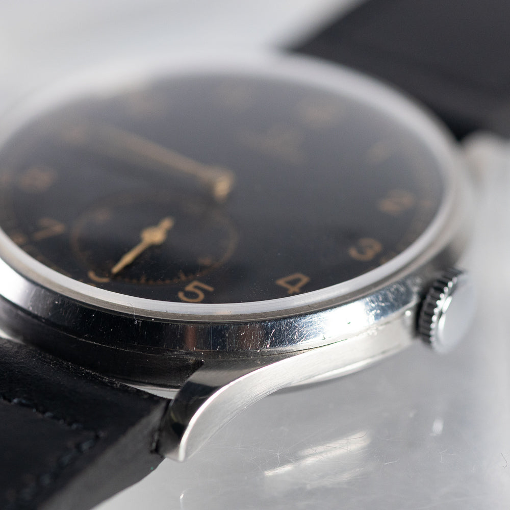 OMEGA Oversize 37.5mm Black Gilt dial Cal.26.5SOB