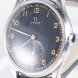 OMEGA Oversize 37.5mm Black Gilt dial Cal.26.5SOB