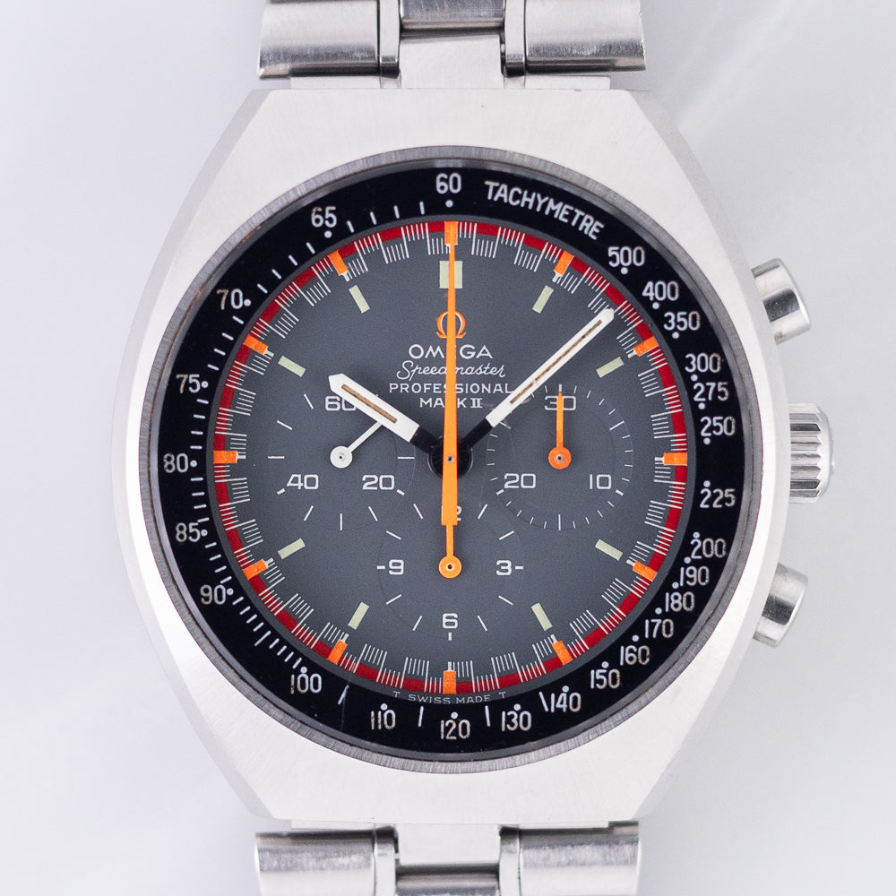 syokougyoページ‼️天板付き OMEGA SPEEDMASTER MARKⅡ Ref.145.014 Racing Dial Cal.861 – TIMEANAGRAM