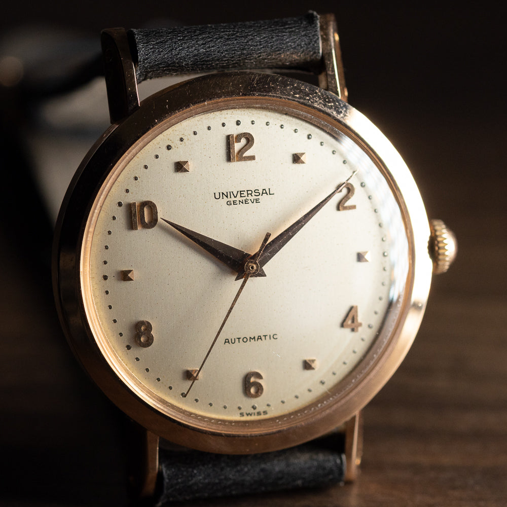 UNIVERSAL GENEVE Jumbo Ref.10208 18K Rose Gold