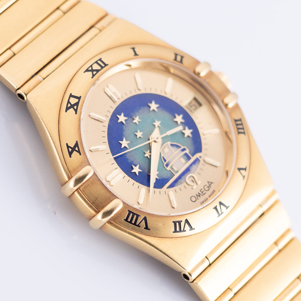 OMEGA Constellation Manhattan “Observatory” Cloisonné Enamel Dial Limited & Numbered Edition of 50 Pieces w.Fullset