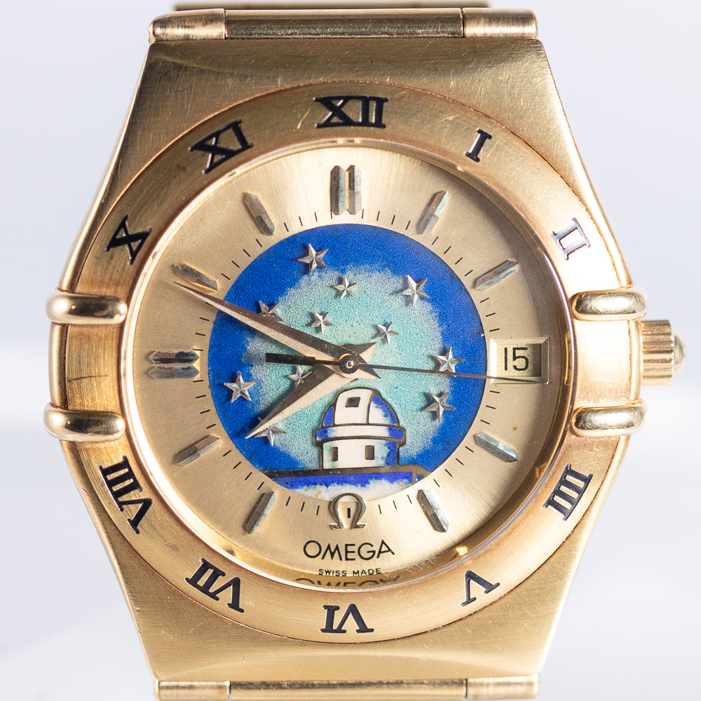 OMEGA Constellation Manhattan “Observatory” Cloisonné Enamel Dial Limited & Numbered Edition of 50 Pieces w.Fullset