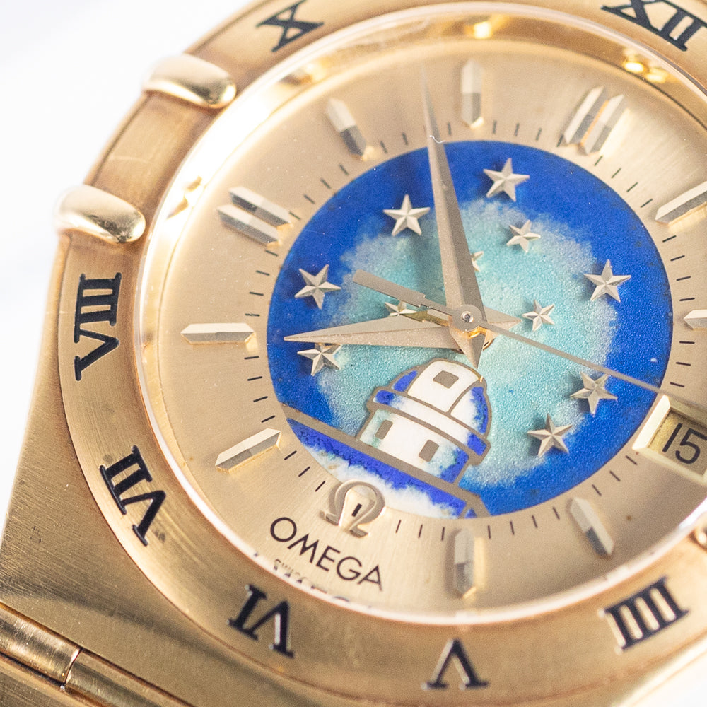 OMEGA Constellation Manhattan “Observatory” Cloisonné Enamel Dial Limited & Numbered Edition of 50 Pieces w.Fullset