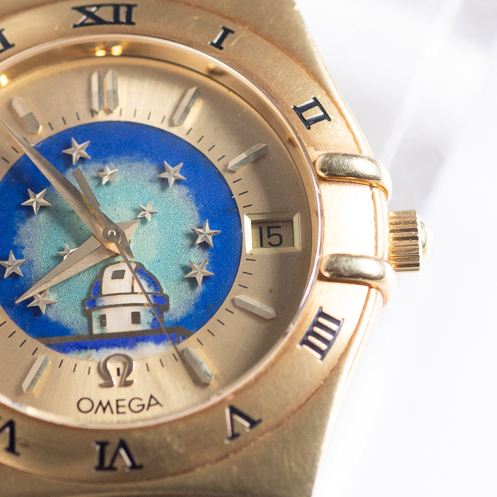 OMEGA Constellation Manhattan “Observatory” Cloisonné Enamel Dial Limited & Numbered Edition of 50 Pieces w.Fullset