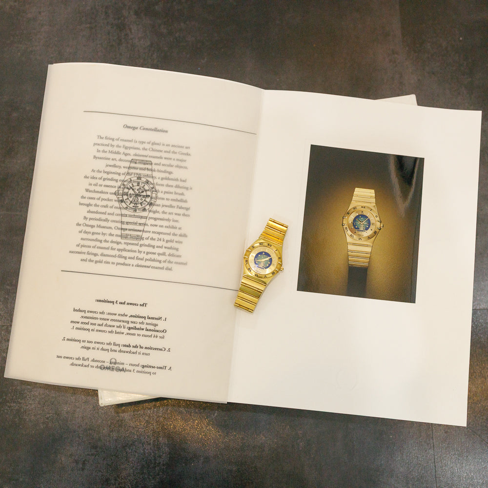 OMEGA Constellation Manhattan “Observatory” Cloisonné Enamel Dial Limited & Numbered Edition of 50 Pieces w.Fullset
