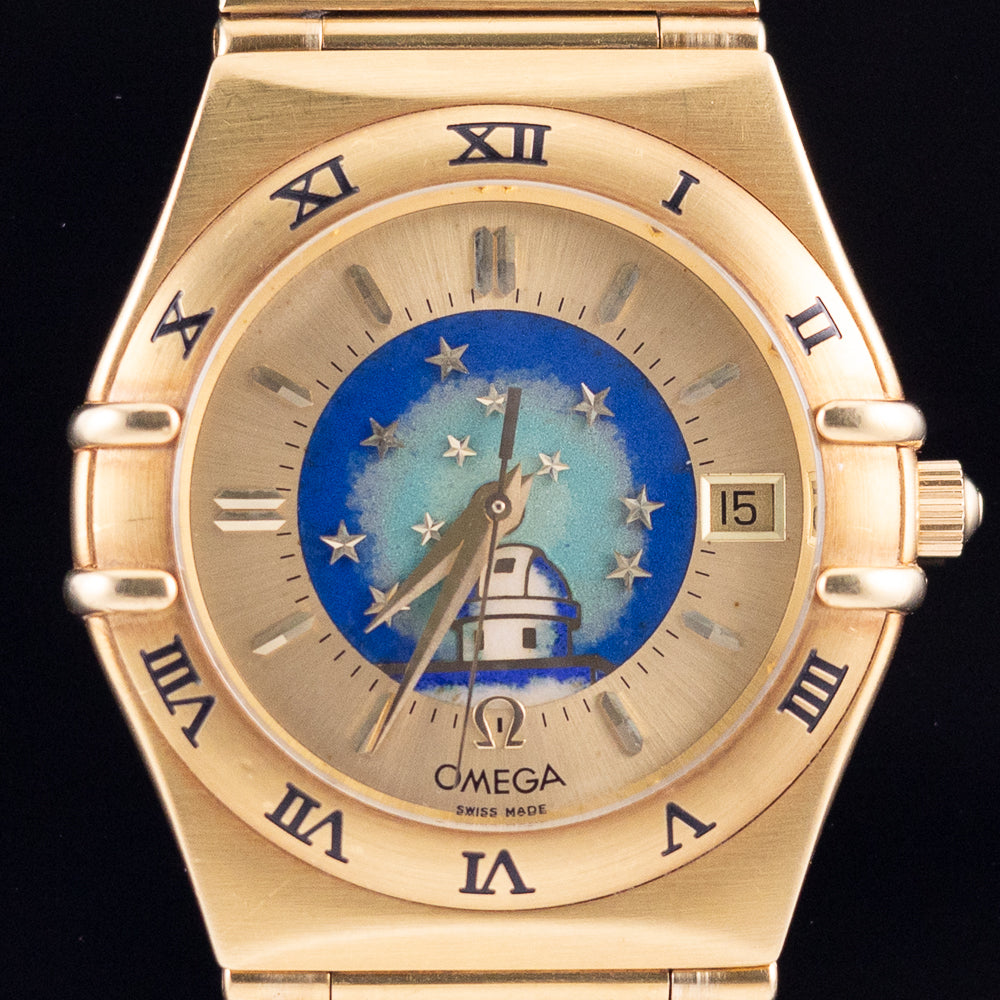OMEGA Constellation Manhattan “Observatory” Cloisonné Enamel Dial Limited & Numbered Edition of 50 Pieces w.Fullset