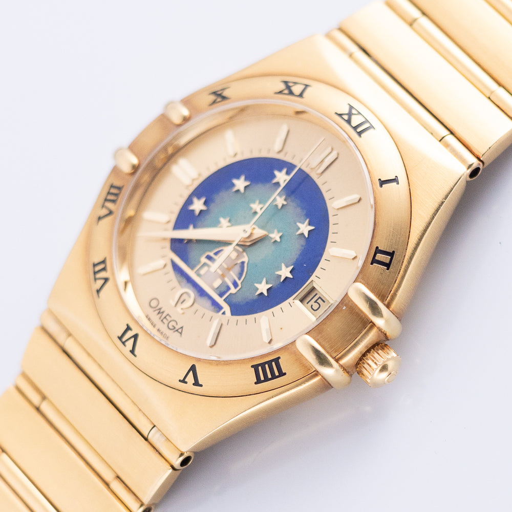 OMEGA Constellation Manhattan “Observatory” Cloisonné Enamel Dial Limited & Numbered Edition of 50 Pieces w.Fullset