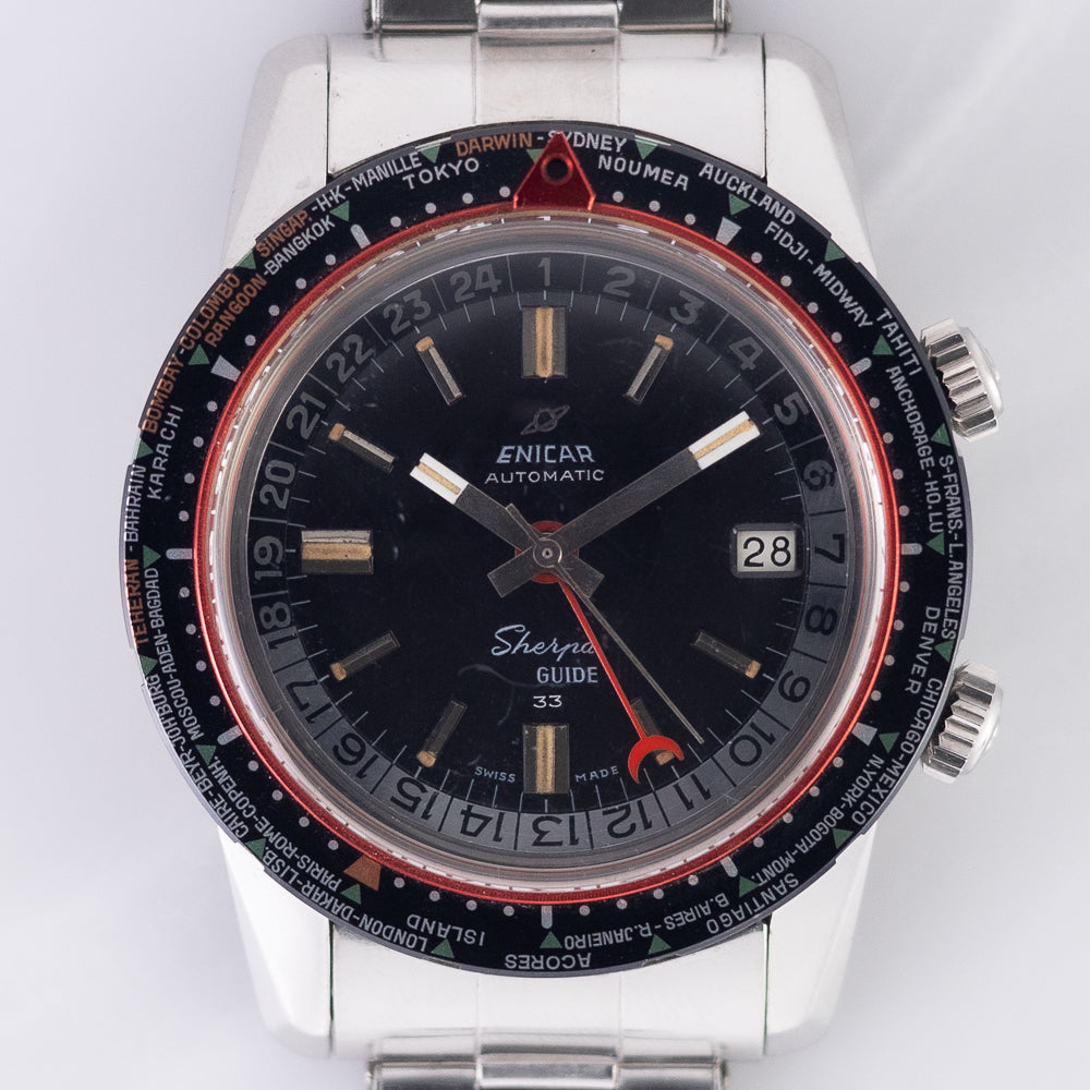 ENICAR Sherpa GUIDE 33 MK2 Ref.126/001 7-63 world time