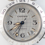 CARTIER LM PASHA GMT Ref.2377 with BOX
