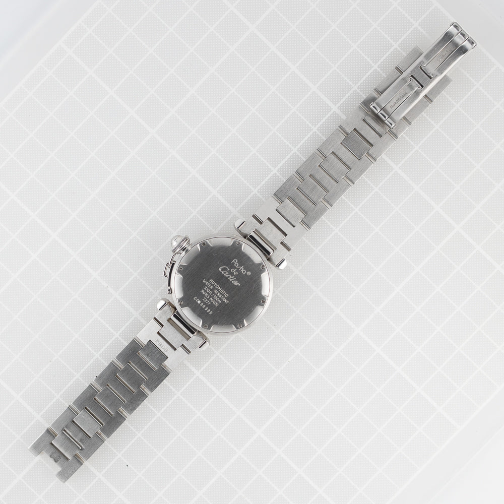 CARTIER LM PASHA GMT Ref.2377 with BOX