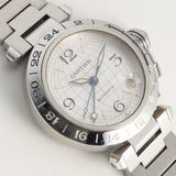 CARTIER LM PASHA GMT Ref.2377 with BOX