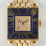 CARTIER SM Tank Obus Quadrant diamonds 18KGold Bracelet