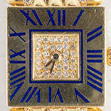 CARTIER SM Tank Obus Quadrant diamonds 18KGold Bracelet