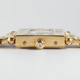 CARTIER SM Tank Obus Quadrant diamonds 18KGold Bracelet