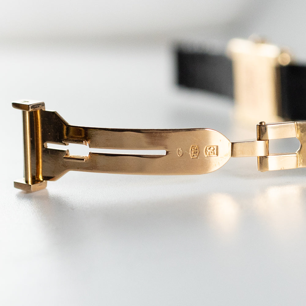 CARTIER SM 18K Tank Diamond and Applied Dial