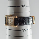 CARTIER SM 18K Tank Diamond and Applied Dial