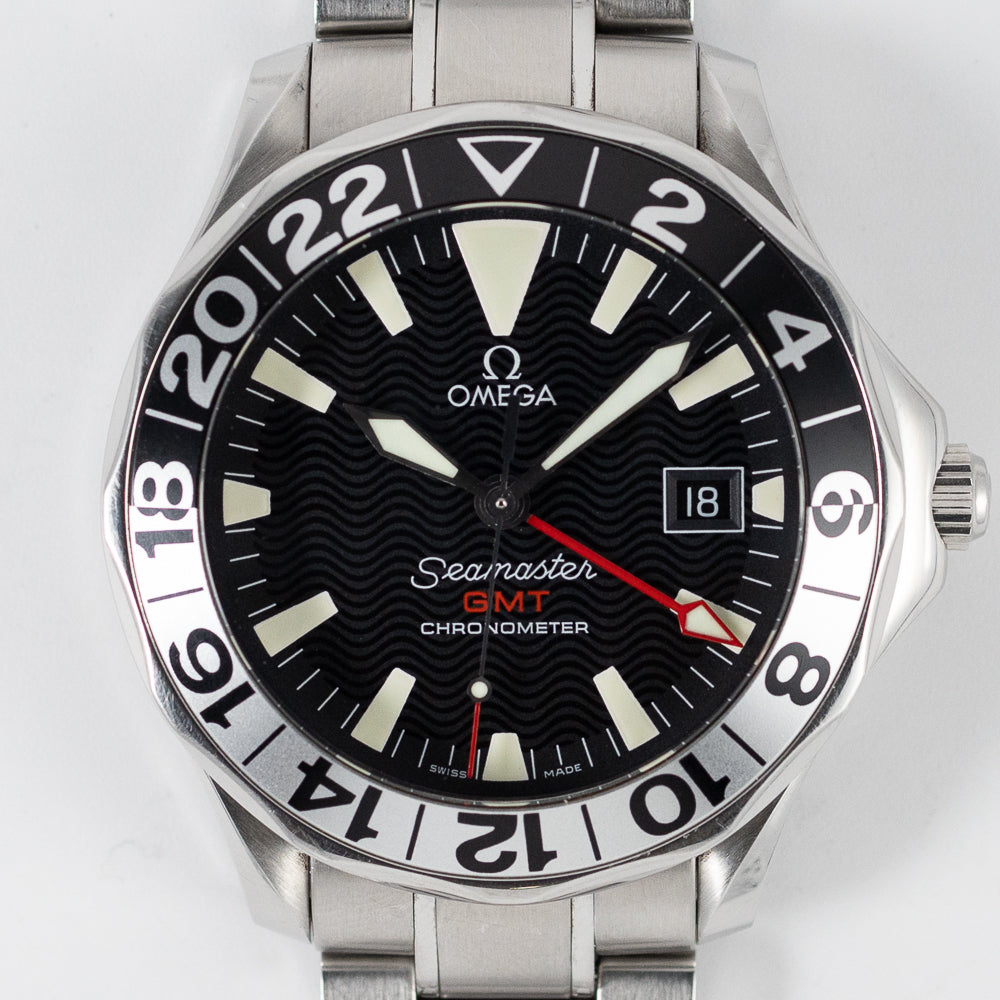 OMEGA SEAMASTER 300 M GMT REF.168.1618/2536.50 Gerry Lopes with Box