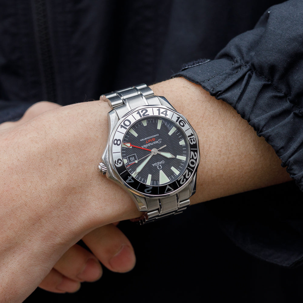 OMEGA SEAMASTER 300 M GMT REF.168.1618/2536.50 Gerry Lopes with Box
