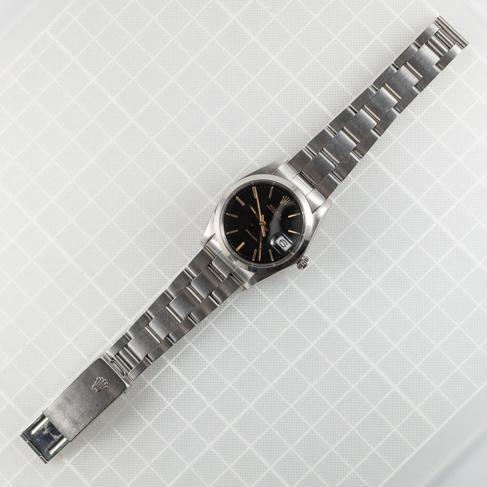ROLEX OYSTERDATE Ref.6694 Black Mirror Dial