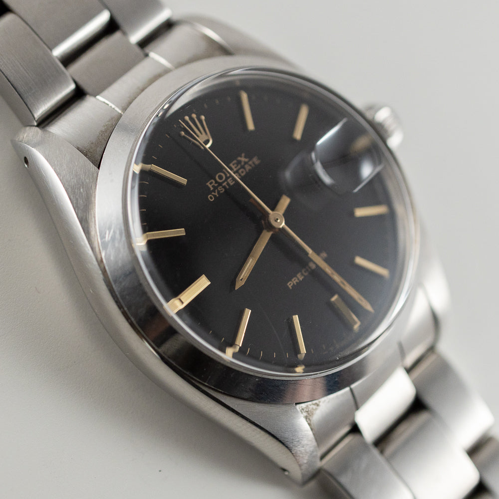 ROLEX OYSTERDATE Ref.6694 Black Mirror Dial