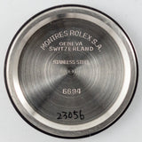 ROLEX OYSTERDATE Ref.6694 Black Mirror Dial