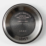 ROLEX OYSTER PERPETUAL DATE Ref.1500 Black Matte Dial