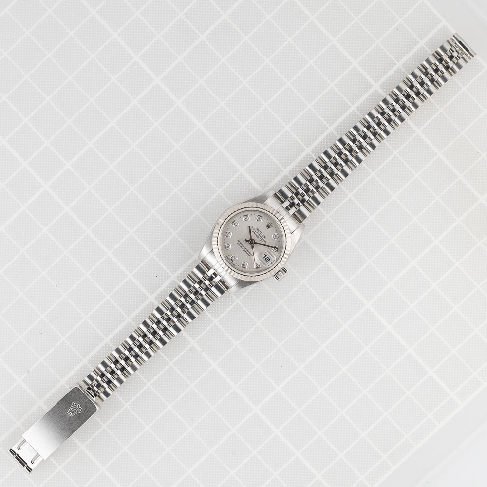 ROLEX DATEJUST REF.69174G 10 Points Diamond