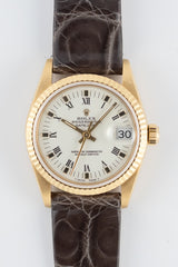 ROLEX DATEJUST Ref.68278 18KYG