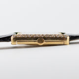 PIAGET REF.40825 ONYX / PAVE DIAMOND DIAL Tank