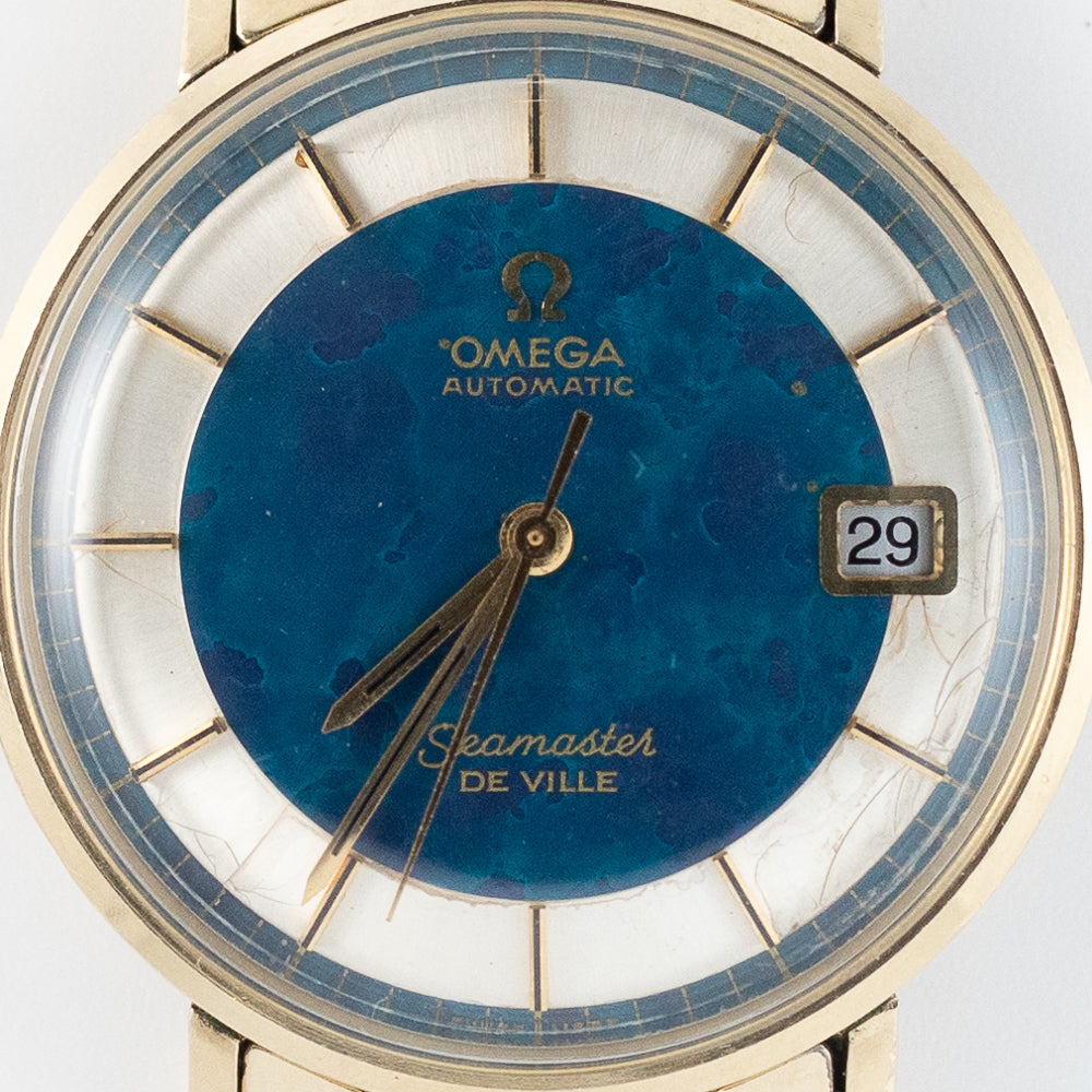 OMEGA Seamaster De Ville Ref.KM6292 Very Rare Blue Two Tone Dial