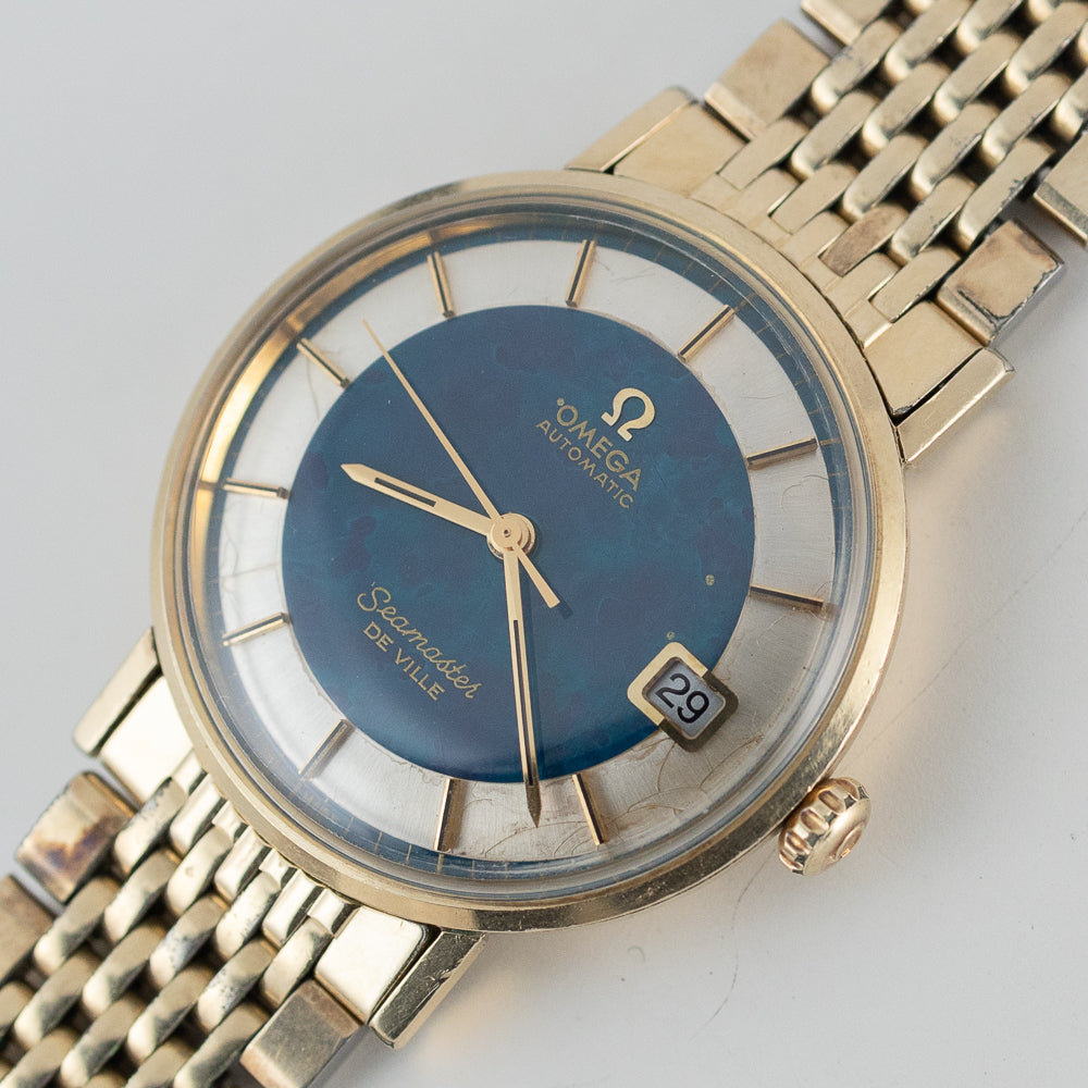 OMEGA Seamaster De Ville Ref.KM6292 Very Rare Blue Two Tone Dial